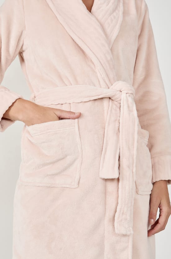 Peignoir effet velours;${refinementColor}