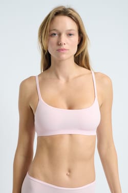 Brassière sans armatures en microfibre;${refinementColor}