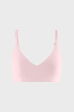 Soutien-gorge triangle en microfibre  avec pads amovibles;${refinementColor}