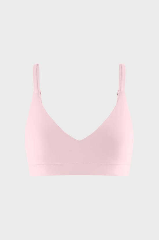 Triangle microfiber bra with removable pads;${refinementColor}