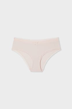 Shorty aus Mikrofaser mit Spitzendetails;${refinementColor}