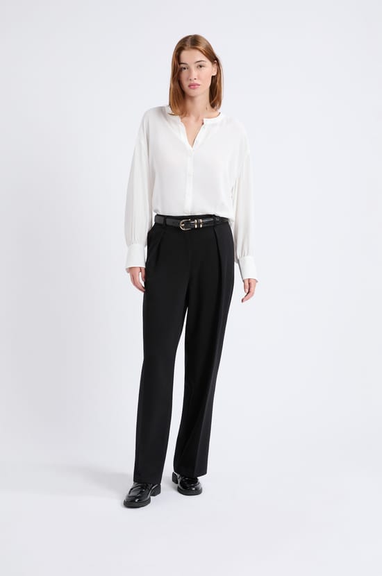 Pantalon large droit;${refinementColor}