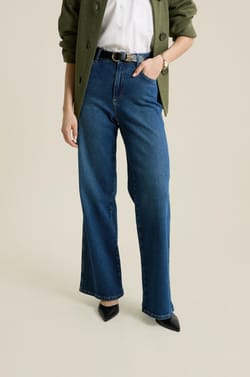 Jeans recto de algod&oacute;n;${refinementColor}