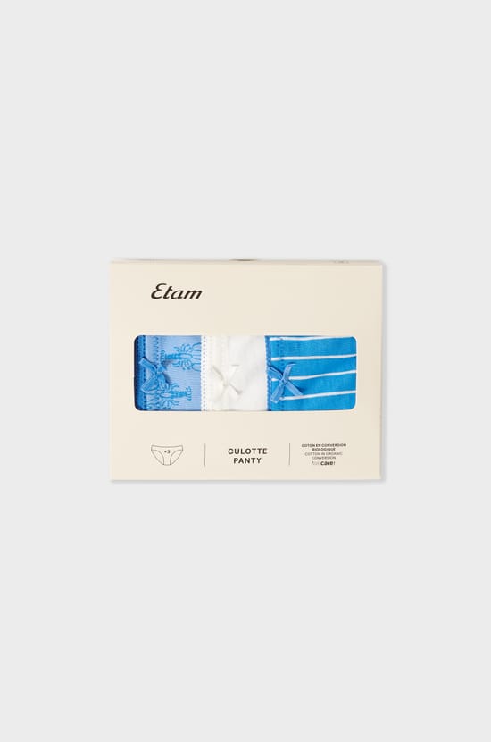 Pack of 3 Cotton Briefs;${refinementColor}