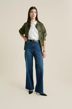 Jeans recto de algod&oacute;n;${refinementColor}