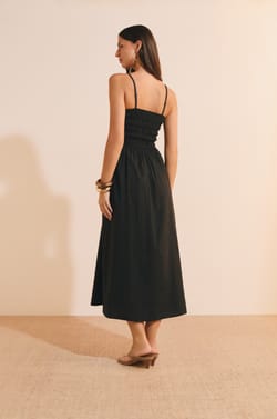 Robe longue en coton;${refinementColor}