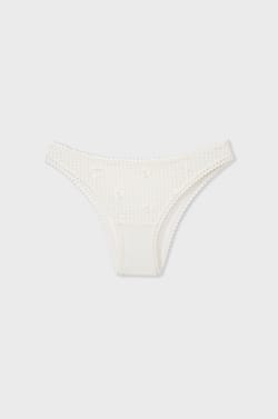Embroidered Brazilian Brief With Flower Details;${refinementColor}