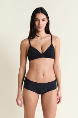 Wireless Lightly Lined Bra in Microfiber;${refinementColor}