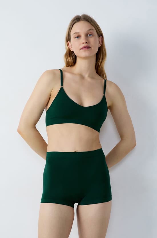 Comfort Cotton Bralette;${refinementColor}