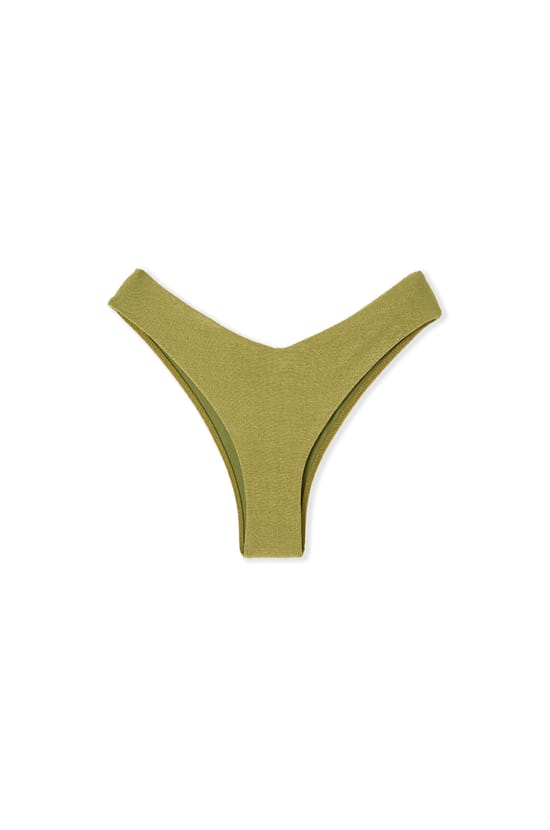 Braga de bikini brasile&ntilde;a de corte alto con lentejuelas;${refinementColor}