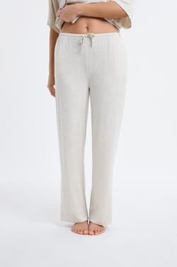 Pantalon de pyjama large en modal;${refinementColor}