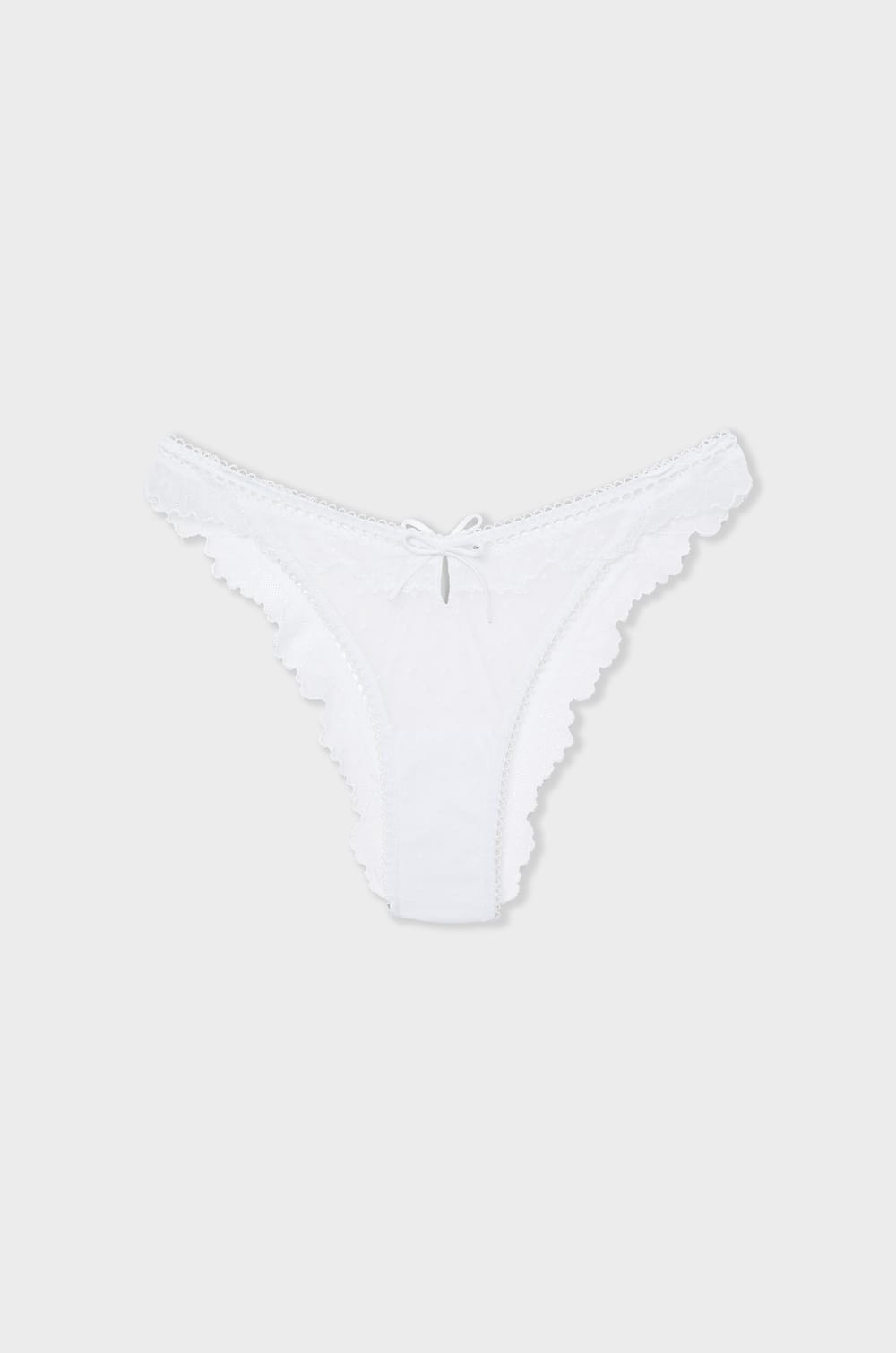 Slip aus Tüll und Spitze;${refinementColor}