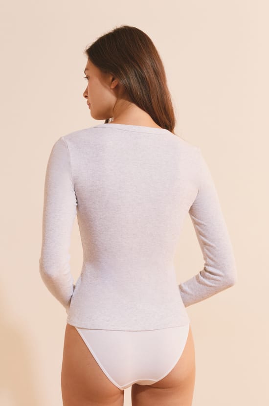 T-shirt de pyjama col rond avec coton c&ocirc;tel&eacute;;${refinementColor}