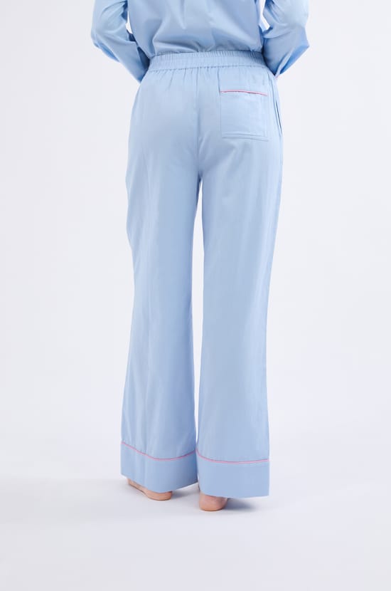 Pantalon de pyjama large en coton;${refinementColor}