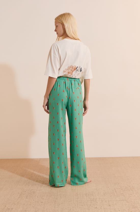 Pantalon de pyjama &agrave; motifs chiens;${refinementColor}