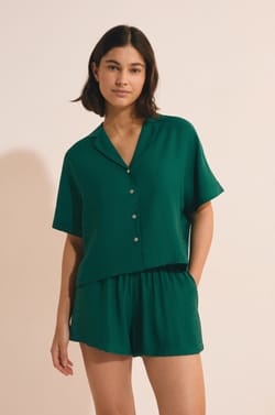 Camisa de pijama de manga corta;${refinementColor}