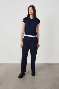 Pantalon coupe carotte;${refinementColor}