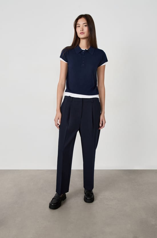 Pantalon coupe carotte;${refinementColor}