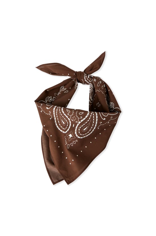 Foulard en coton &agrave; motifs;${refinementColor}