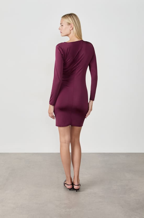 Fitted Short Dress;${refinementColor}