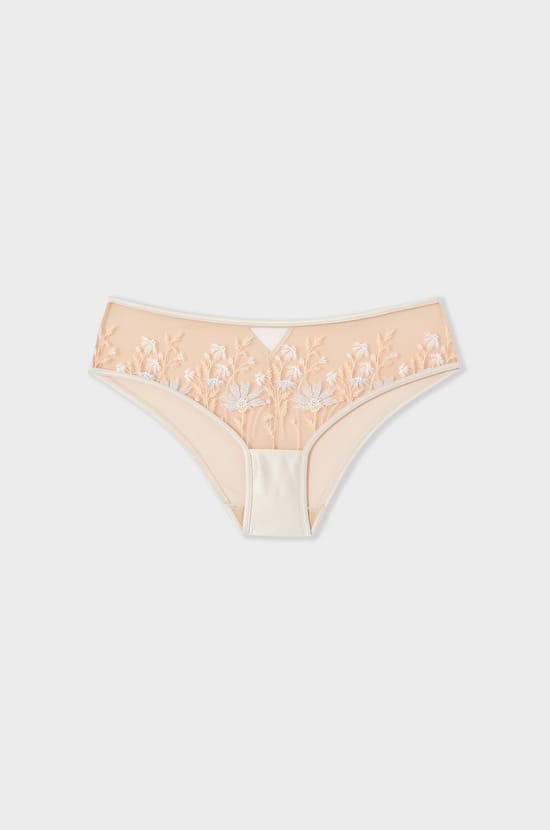 Shorty avec broderie;${refinementColor}