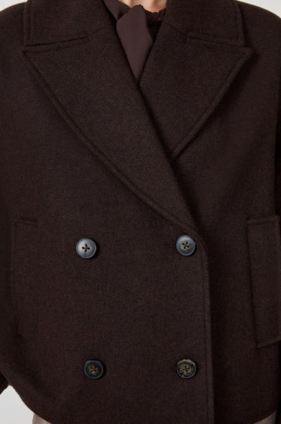 Short Peacoat;${refinementColor}