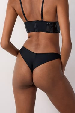 High Leg Tanga With Sequins;${refinementColor}