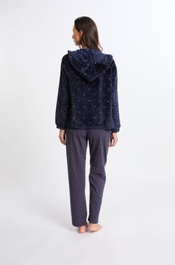 Pyjama 3 pièces à motifs avec coton;${refinementColor}