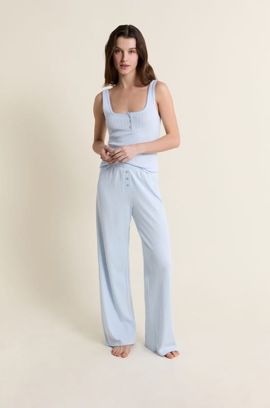 Pantalon de pyjama en coton;${refinementColor}