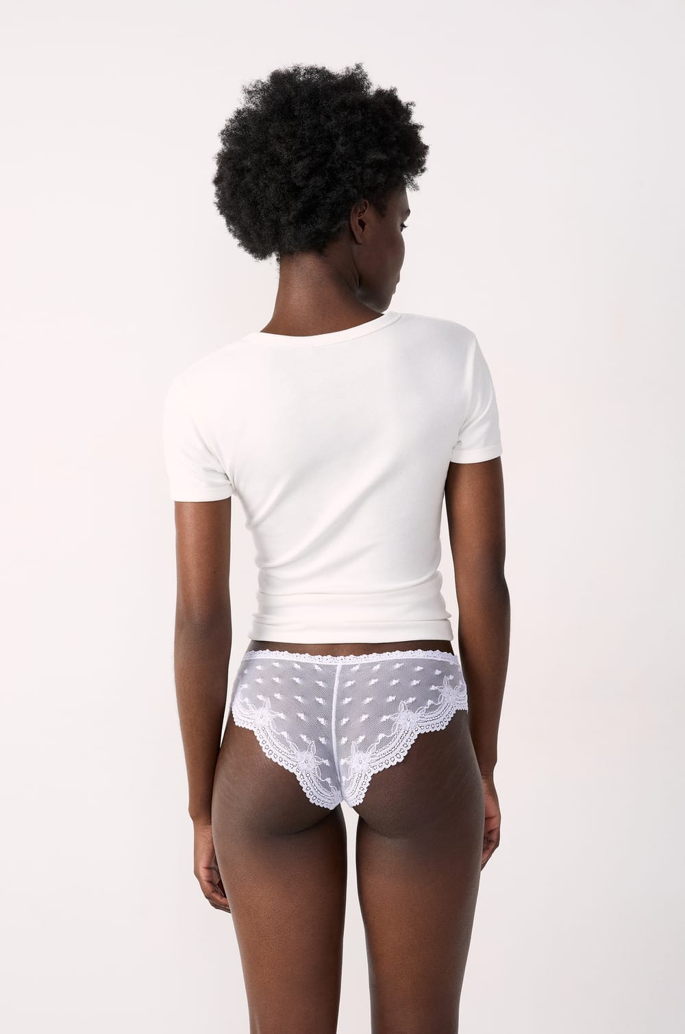 Embroidered Lace Cheeky Panty;${refinementColor}
