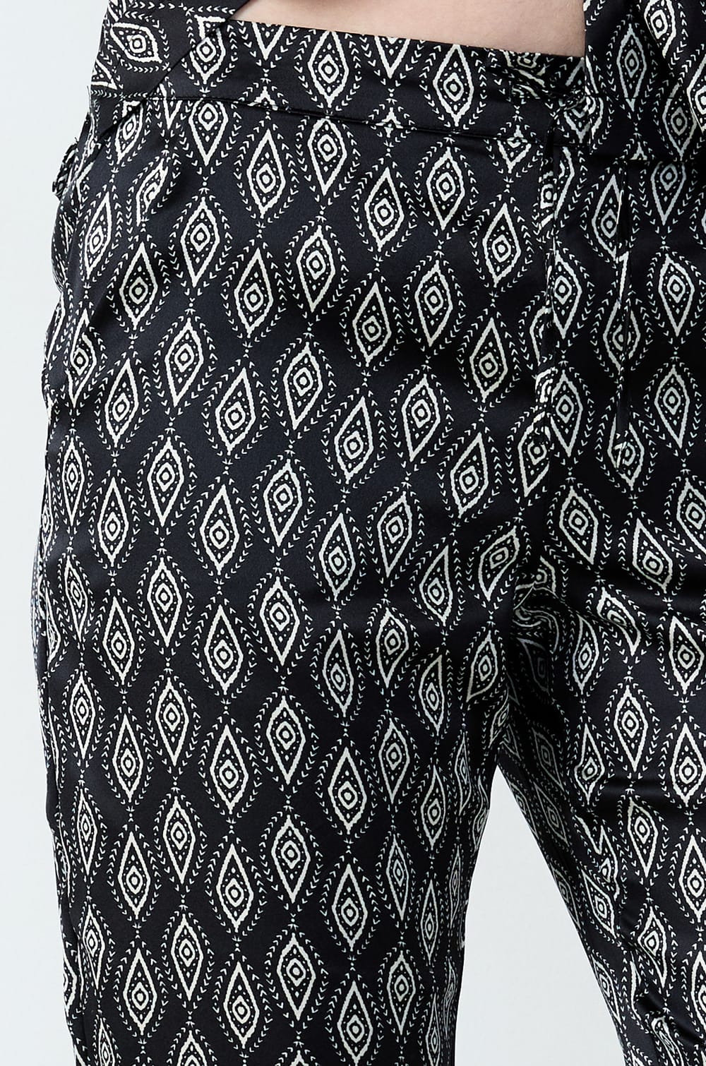 Satin Pyjama Bottoms;${refinementColor}