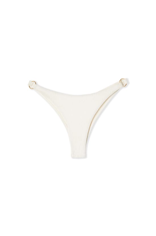 Bas de maillot de bain br&eacute;silien high leg textur&eacute;;${refinementColor}