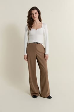Pantalon &agrave; rayures;${refinementColor}