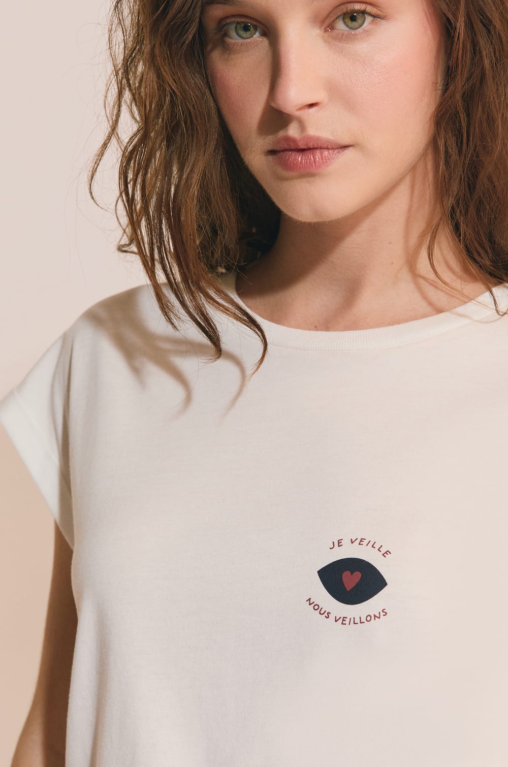 T-shirt manches courtes avec coton;${refinementColor}