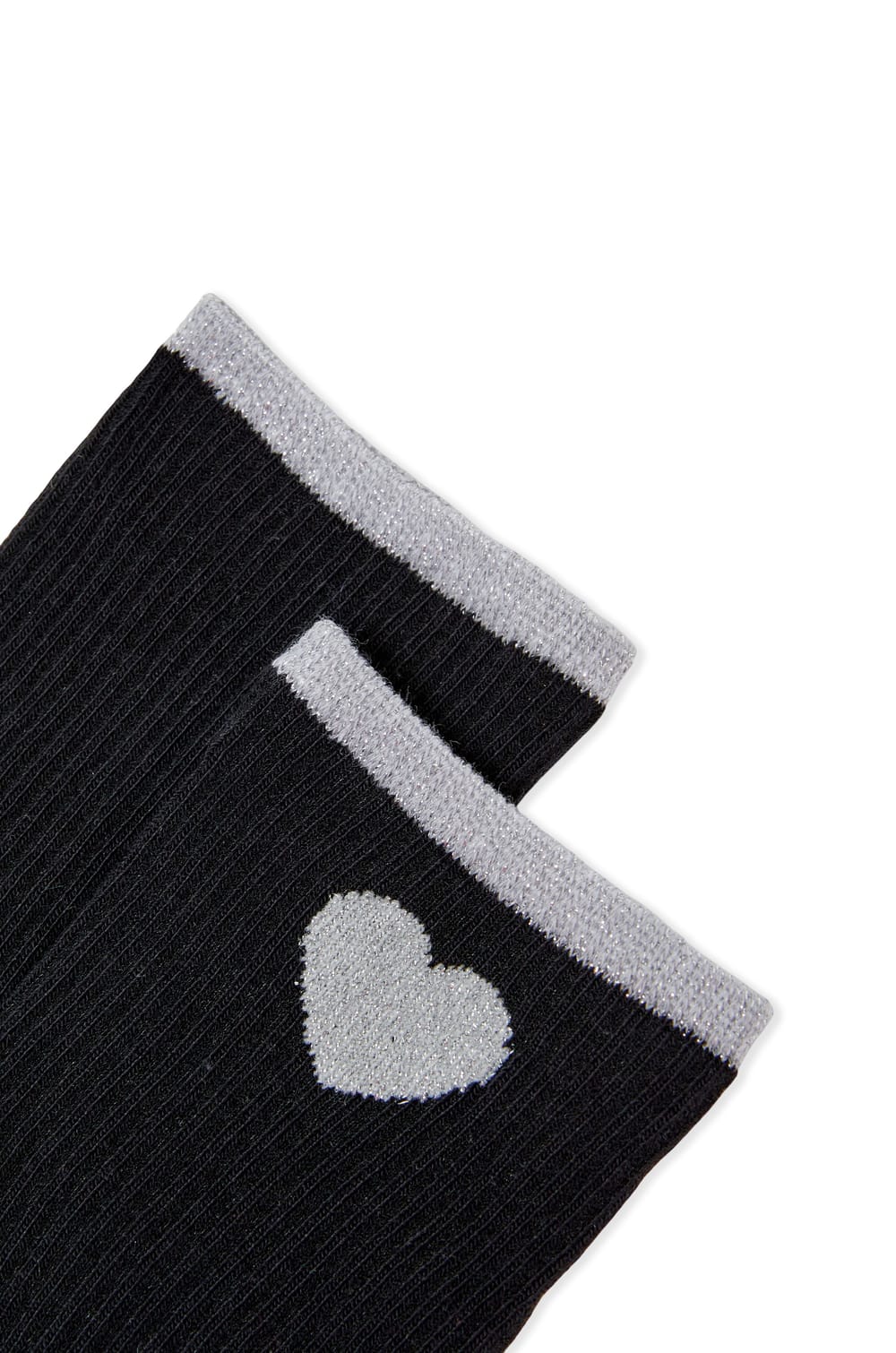 Chaussettes avec coton &agrave; motif coeur;${refinementColor}