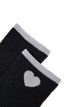 Chaussettes avec coton &agrave; motif coeur;${refinementColor}