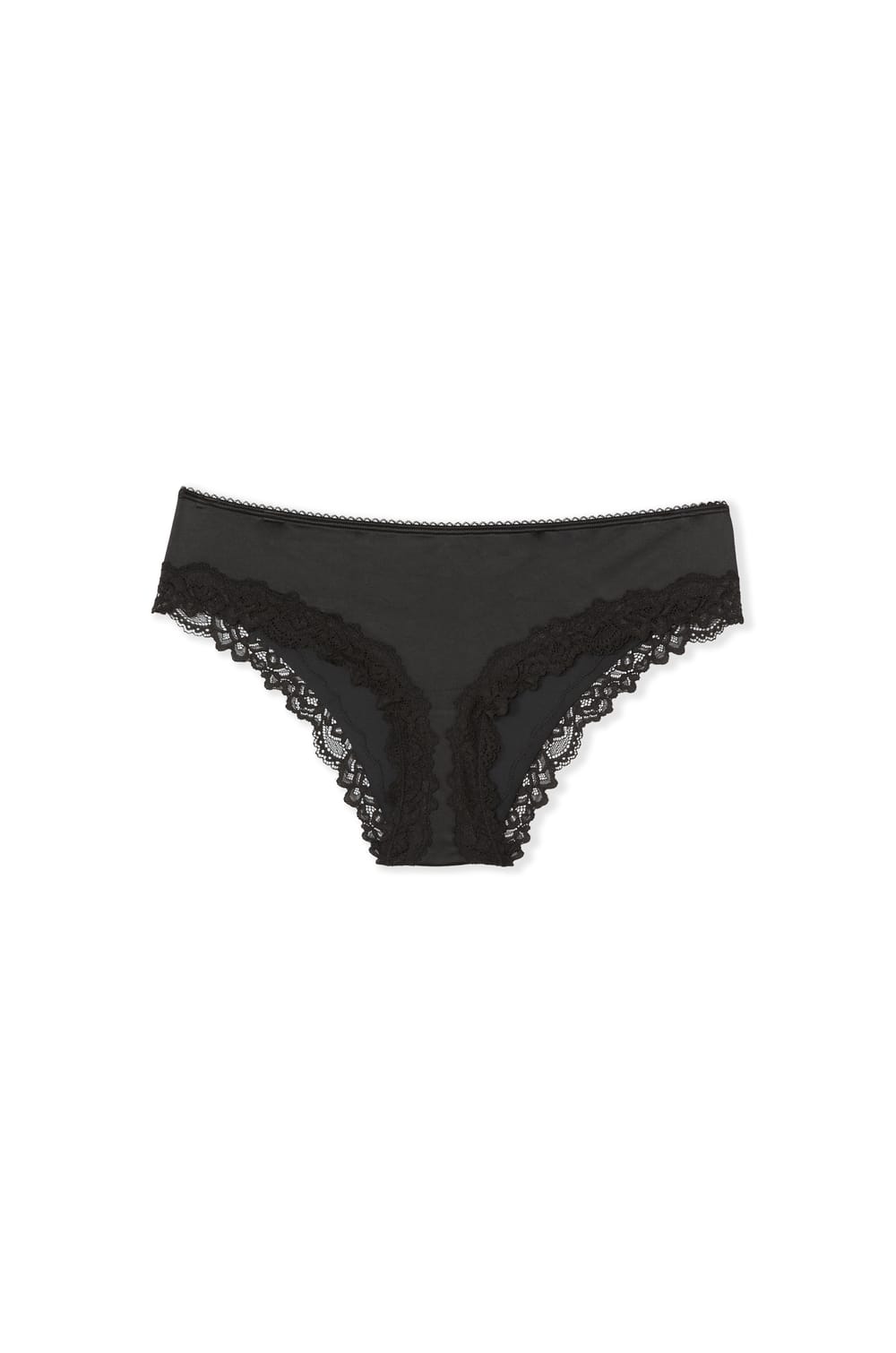 Shorty en microfibre d&eacute;tails dentelle;${refinementColor}