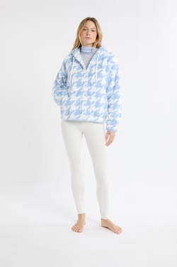 Veste &agrave; motifs effet polaire;${refinementColor}