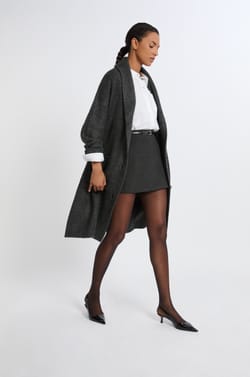 Manteau long avec boutons;${refinementColor}