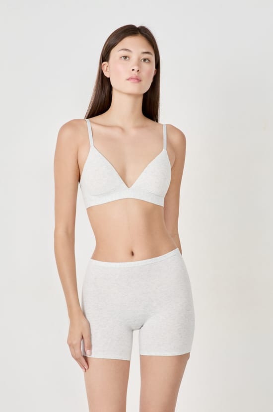 Short cycliste en coton biologique extensible;${refinementColor}