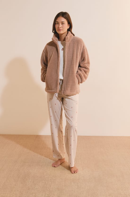 Pyjama-Set 3-teilig aus Baumwolle;${refinementColor}