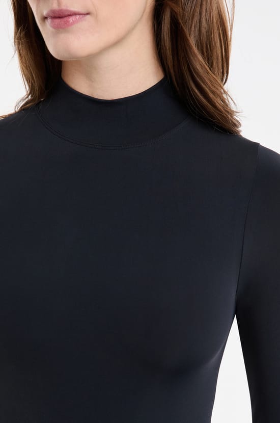 Body manches longues col montant;${refinementColor}