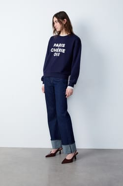 Printed Sweatshirt;${refinementColor}