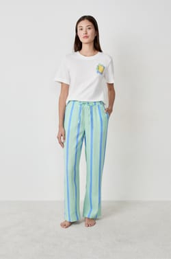 Striped Pyjama Trousers;${refinementColor}