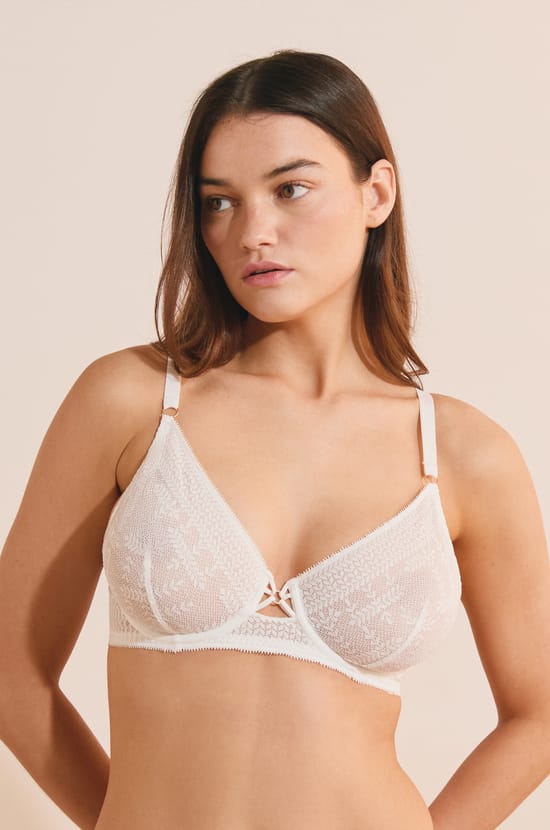 Soutien-gorge classique en dentelle;${refinementColor}
