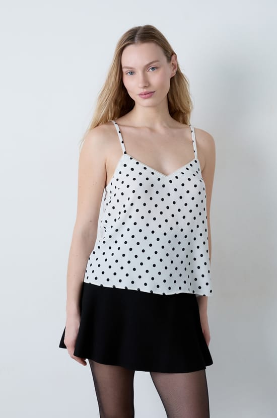 Polka Dot Camisole;${refinementColor}