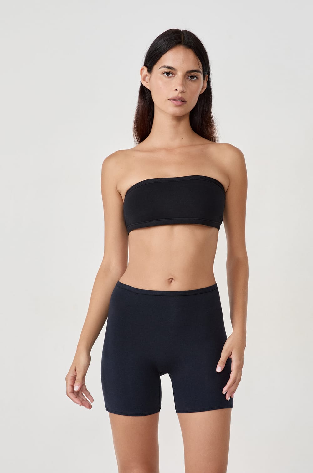 Strapless Wireless Bra in Stretch Organic Cotton;${refinementColor}