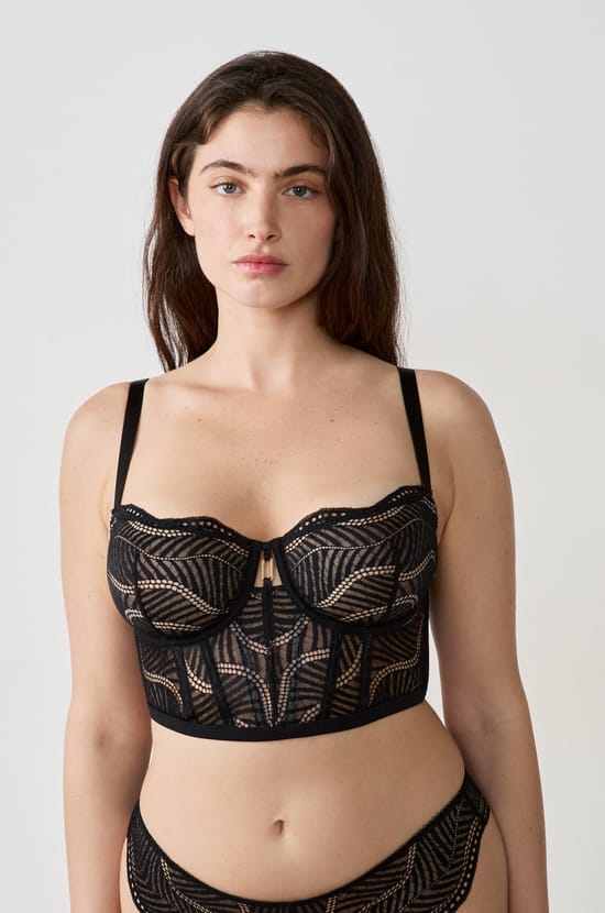 Bra N.9 - Balconette Bustier;${refinementColor}