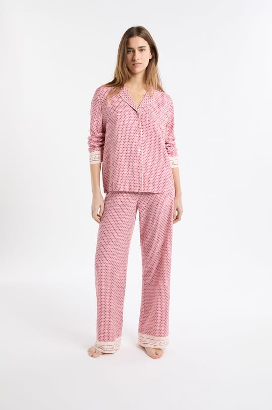 Pantalon de pyjama à motifs;${refinementColor}