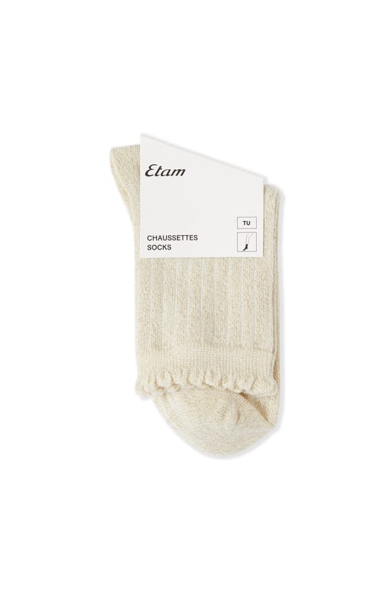 Chaussettes iris&eacute;es avec coton;${refinementColor}